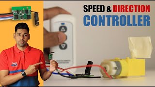 Wireless DC Motor Speed \u0026 Direction Controller Chip | DIY DC Motor Controller - House of Electronics