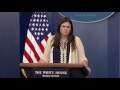 White House press briefing following Comey's firing