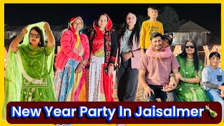 New Year Party ln Jaisalmer🍾आज पतिदेव ने की जैसलमेर के धोरो पर off-roading￼🤩