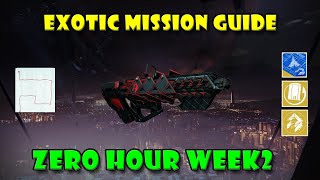 REWIND ROUNDS!!! Zero Hour Exotic Mission Guide - Destiny 2