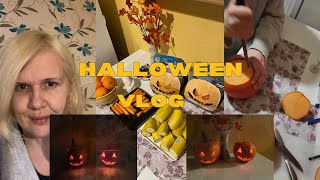 Sõbranna aitas kõrvitsaid nikerdada jpm | MINU HALLOWEENI VLOG