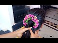 Beautiful Unique Bridal Hairstyle for weddings and functions Simple Hairstyle tutorial #trending