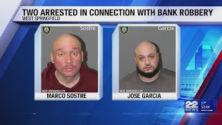 Two suspects arrested for armed robbery at Holyoke Credit Union in West Springfield