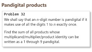 Project Euler: Problem 32 (C/C++)