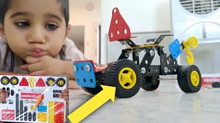 kids toy unboxing Engineering Educational Toy Kit Constructive Building Blocks Models Construction