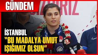 Olimpiyat Şampiyonu Busenaz Sürmeneli Türkiye'ye Döndü | Son Dakika Haber