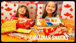 First time trying CANADIAN SNACKS 🇨🇦 #foodreview #canadiansnacks