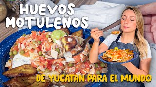 Receta fácil de Huevos Motuleños para desayunar como un rey 👑🍳 #huevos #motul #desayuno #yucatan