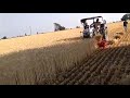 reaper binder गेहूं काटने और बांधने की मशीन eicher 380 tractor farmer studio99