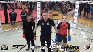 ME MMA 2019 Kobiety OFS 57 kg Cisło W vs Rucińska K