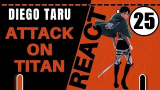 REACT AOT - S1 EP25 ⚔️ #attackontitanedit #anime #reagindo #react #attack #eren #mikasa #armin #aot