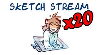 Twokinds 2021.06.06 Sketch Stream x20