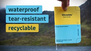 Thrunotes | The waterproof, tear-resistant, recyclable notebook for thru-hiking