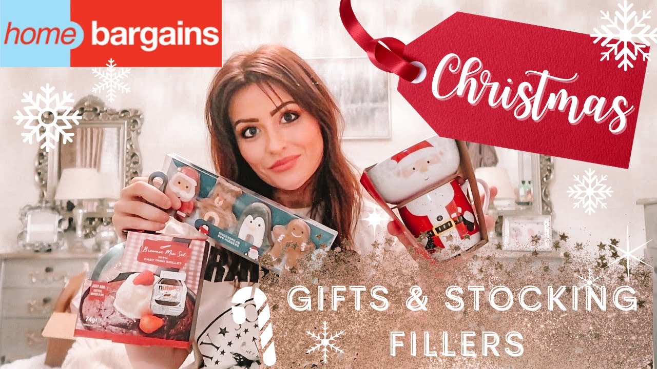 HOME BARGAINS HAUL / CHRISTMAS GIFTS & STOCKING FILLERS - YouTube