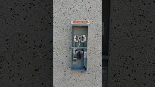 installing a house meter socket disconnect.