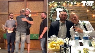 Military Best Man Surprises Groom At Wedding Rehearsal
