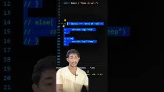 Ternary Operator in JAVASCRIPT 😔💔