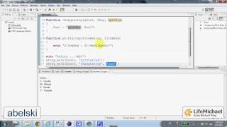The walkarray Function in PHP