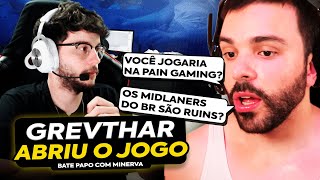 🚨 MINERVA E GREVTHAR CONVERSARAM BASTANTE SOBRE SOLOQ, INHOUSE E ACADEMY DA RED CANIDS