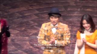 2014. 1. 25. 뮤지컬 벽을 뚫는 남자. 뎅티율 김동완 커튼콜♡