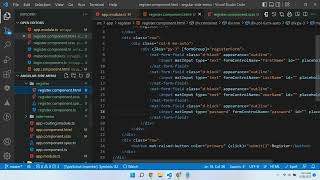 How to build a registration form in angular
