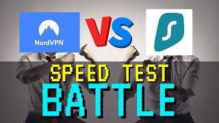 NordVPN vs Surfshark SPEED TEST BATTLE - Who Wins?