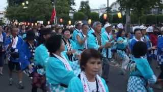 第32回うしく・かっぱ祭り　河童ばやし踊り風景