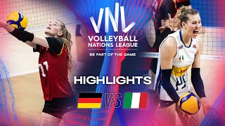 🇩🇪 GER vs. 🇮🇹 ITA - Highlights | Week 1 | Women's VNL 2024