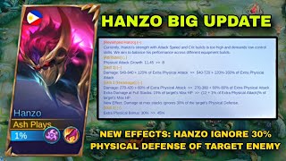 HANZO REVAMPED BIG UPDATE MAKES HIM VERY OP🔥  ( Hanzo can easily kill TANK HEROES now)