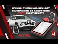 Programming Hyundai Tucson 2021 All Keys Lost Using AUTEL KM100