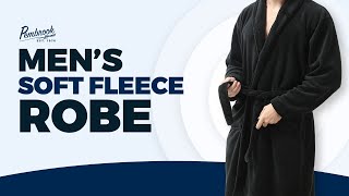 ROBE FOR MEN | Soft Fleece Spa Bathrobe | Pembrook