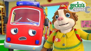 Fiona Fire Truck Needs a Friend | Gecko's Garage | Trucks For Children | Cartoons For Kids