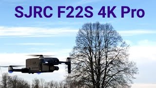 SJRC F22S 4K Pro - Vol d'essai