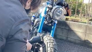 モンキー125 JB03 KITAKOダウンフェンダー取り付け