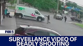 Exclusive surveillance video shows deadly shooting