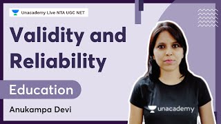 Validity and Reliability | Education | Anukampa Devi | NTA UGC NET