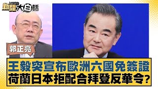 王毅突宣布歐洲六國免簽證 荷蘭日本拒配合拜登反華令？ 新聞大白話 @tvbstalk  20240307