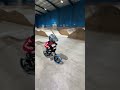 Late night session at Ramp World Cardiff - 4 year bike rider