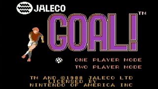 Goal! (Jaleco, 1989) - NES Gameplay