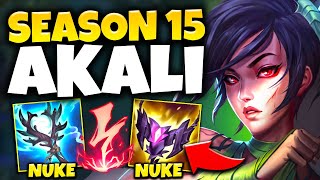 Testing the BEST AKALI BUILD in Season 15 (AP ONE-SHOTS)