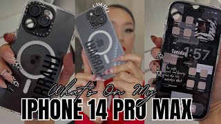 WHAT’S ON MY IPHONE 14 PRO MAX ?! *2023* | AESTHETIC & MINIMAL 📱