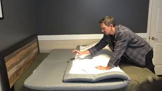 Firm Mattress topper Unboxing setup and review