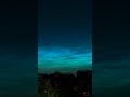 What do you know about Noctilucent cloud? #shorts