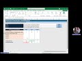 método de consistencias e inconsistencias en excel