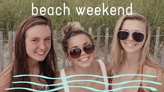 girl's beach trip