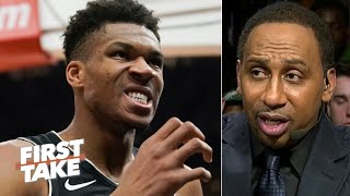 Stephen A. is changing his tune on The Greek Freak | First Take