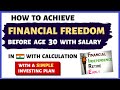 HOW to ACHIEVE FINANCIAL FREEDOM in India | Retire early in your 30s