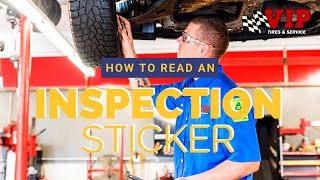 How to Read a Maine State Inspection Sticker