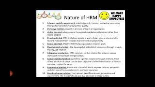 SJCTNC-Dr. S. LEENUS-17BB601 - HUMAN RESOURCE MANAGEMENT - UNIT 1 - INTRODUCTION TO HRM