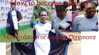 Vlog+Matriculation or Capping Ceremony#events of the day#what it takes to be a nurse#celebration